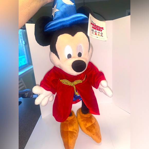 Disney’s Mickey Mouse Sorcerer Apprentice Plush 24" Tall Wizard Fantasia W/Tags - Picture 1 of 8